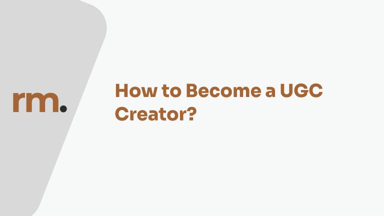 How to become a UGC Creator