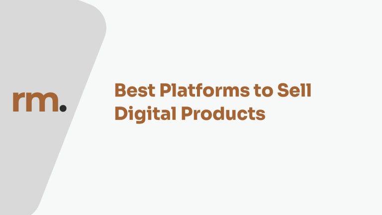 Platforms to Sell digital products