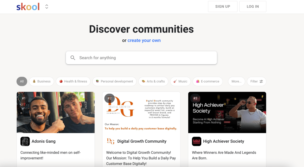 Skool review- Community Platform