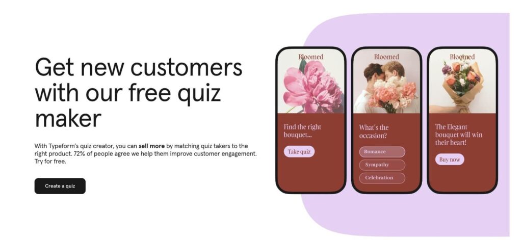Using Typeform to build quiz lead magnets